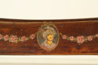 Stuhl, Seil, Mossi Pfosten, Dekoration, Polychromie, #antiquariato, #sedie