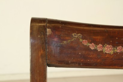 Stuhl, Seil, Mossi Pfosten, Dekoration, Polychromie, #antiquariato, #sedie