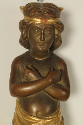 antike Objekte, paar geschnitzte Karyatiden, Neo-Renaissance, die Hälfte des 800, aus Italien, Lombardei