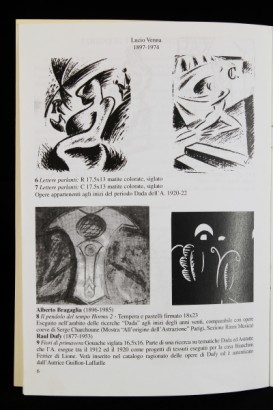 900 art, Lucio Venna 1897 1974, talking Letters R, erre, Futurism, pencils on paper, the period of the wild, maccari and friends