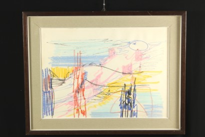 900 art, 20th century Italian artist of the 20th century, Giorgio Chiarini a HotelTravel.com member (1933), a HotelTravel.com member works, drawing, pastels on paper