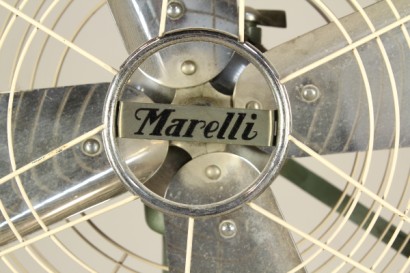 Ventilatore Marelli, ventilatore, Marelli, regolabile, ventilatore regolabile, anni 50, in mentallo, in alluminio, #modernariato, #complementi, #dimanoinmano