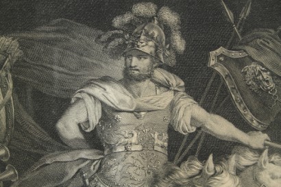 antique peinture, triomphe de Scipion, Pierino Del Vaga