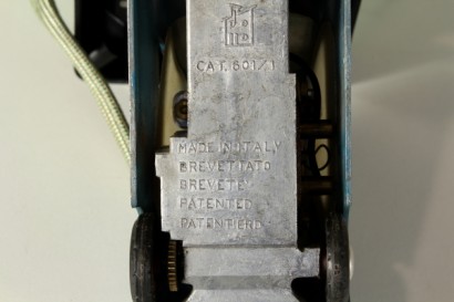 Década de 1950, década de 1950, siglo XX, modelo, Fiat Topolino, Domo, automóvil de Bolonia, automóvil de juguete impulsado por cable, #modernariat, #objects, # {* $ 0 $ *}