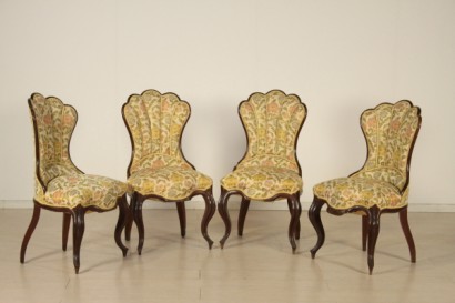 Gruppo quattro sedie biedermeier