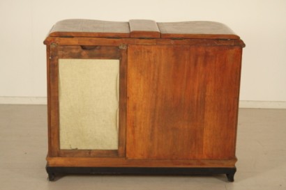 radio, tocadiscos, espejo, art deco, 900, hecho en Italia, nuez, Burr, #bottega, #artdecò, #dimanoinmano