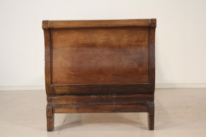 Bett, Boot, Walnuss, 800, hergestellt in Italien, #antiquariato, #letti, #dimanoinmano