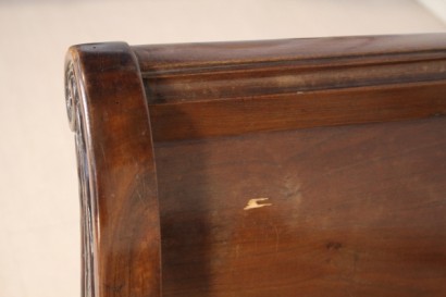 Bett, Boot, Walnuss, 800, hergestellt in Italien, #antiquariato, #letti, #dimanoinmano