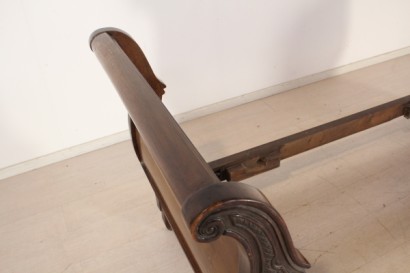 Bett, Boot, Walnuss, 800, hergestellt in Italien, #antiquariato, #letti, #dimanoinmano