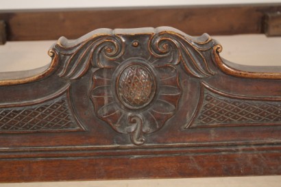 Bett, Boot, Walnuss, 800, hergestellt in Italien, #antiquariato, #letti, #dimanoinmano