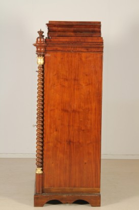 antiguo secretaire, secretaire, carga de muelles y caoba y caoba, la segunda mitad del siglo XIX, en estilo Biedermeier, desde austria