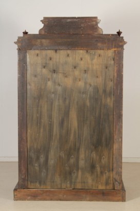 antiguo secretaire, secretaire, carga de muelles y caoba y caoba, la segunda mitad del siglo XIX, en estilo Biedermeier, desde austria