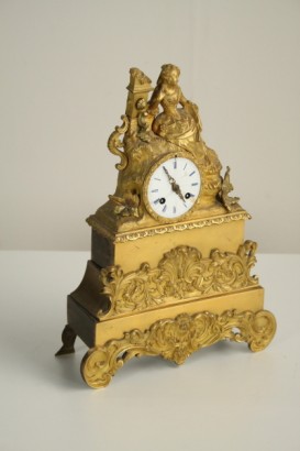 Fireplace clock