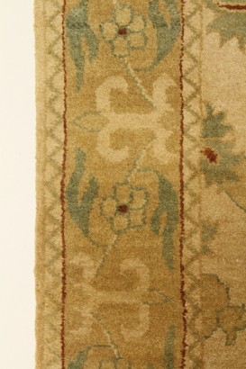 alfombras, antigüedades, jaipur, lana, algodón, grande, #antiquariato, node #tappeti