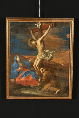 Kreuzigung mit Maria und St Francis