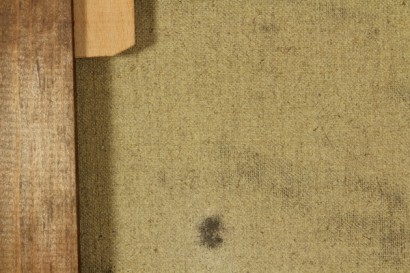 Kunst, Antiquität, Gemälde, 17. Jahrhundert, Norditalien, Kreuzigung, Madonna, St. Francis, Christus, Blitz, Blitzen, Tod, Öl es Gemälde, antike Gemälde in Öl, #arte, #pitturaantica, #dimanoinmano