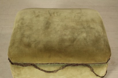 SP., Puff, Füllung, Walnuss, Art Deco, 900, hergestellt in Italien, #bottega, #artdecò, #dimanoinmano