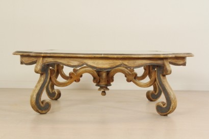 Couchtisch, Glas, lackiertes Holz, 900, 1900, hergestellt in Italien, #bottega, #mobiliinstile, #dimanoinmano