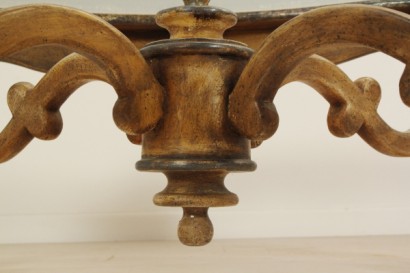 Couchtisch, Glas, lackiertes Holz, 900, 1900, hergestellt in Italien, #bottega, #mobiliinstile, #dimanoinmano