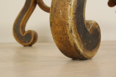 Couchtisch, Glas, lackiertes Holz, 900, 1900, hergestellt in Italien, #bottega, #mobiliinstile, #dimanoinmano