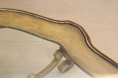 Couchtisch, Glas, lackiertes Holz, 900, 1900, hergestellt in Italien, #bottega, #mobiliinstile, #dimanoinmano