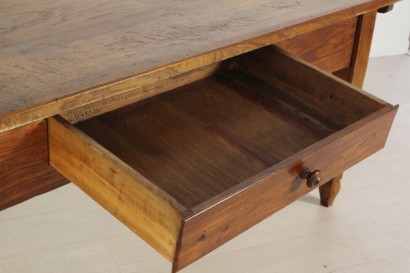 Tabelle, solide Elm, Walnuss, 800, 1800, hergestellt in Italien, #antiquariato, #tavolo, #dimanoinmano