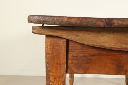 Tabelle, solide Elm, Walnuss, 800, 1800, hergestellt in Italien, #antiquariato, #tavolo, #dimanoinmano