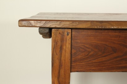 Tabelle, solide Elm, Walnuss, 800, 1800, hergestellt in Italien, #antiquariato, #tavolo, #dimanoinmano