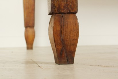 Tabelle, solide Elm, Walnuss, 800, 1800, hergestellt in Italien, #antiquariato, #tavolo, #dimanoinmano