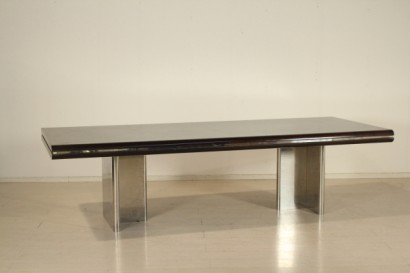 Hans von Klier, mesa, madera, acero, contrachapado, palisandro, década de 1970, made in Italy, #modern, #tables, # {* $ 0 $ *}