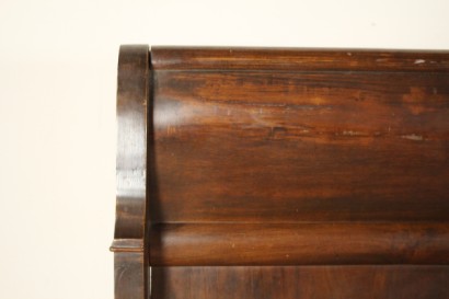 Bett, Walnuss-Reich, reich, 800, 1800, Nussbaum, hergestellt in Italien, #antiquariato, #letti, #dimanoinmano