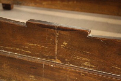 Bett, Walnuss-Reich, reich, 800, 1800, Nussbaum, hergestellt in Italien, #antiquariato, #letti, #dimanoinmano