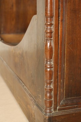 Bett, Walnuss-Reich, reich, 800, 1800, Nussbaum, hergestellt in Italien, #antiquariato, #letti, #dimanoinmano