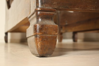 Bett, Walnuss-Reich, reich, 800, 1800, Nussbaum, hergestellt in Italien, #antiquariato, #letti, #dimanoinmano