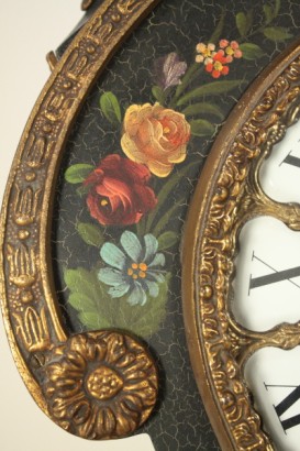 Orologio a pendolo con colonna