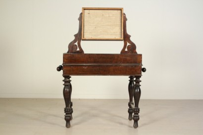 WC, Louis-Philippe, Carrara Marmor, Walnuss, 800, hergestellt in Italien, #antiquariato, #altrimobili, #dimanoinmano