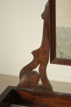 WC, Louis-Philippe, Carrara Marmor, Walnuss, 800, hergestellt in Italien, #antiquariato, #altrimobili, #dimanoinmano