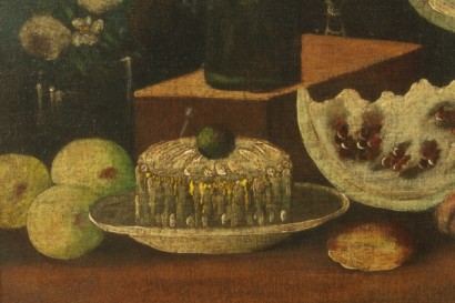 art of the twentieth century, 1900, 900 half, oil paintings, oil on canvas, still life, Italian 17th century style, centerpieces, fruit, #arte, #novecento, #dimanoinmano