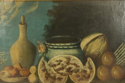 arte del siglo XX, 1900, 900, aún vida, pinturas al óleo, óleo sobre lienzo, frutas, florero, flores, #arte, #novecento, #dimanoinmano