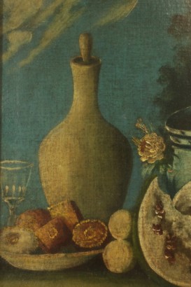 arte del siglo XX, 1900, 900, aún vida, pinturas al óleo, óleo sobre lienzo, frutas, florero, flores, #arte, #novecento, #dimanoinmano