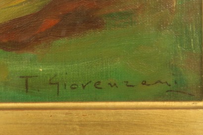 arte del siglo XX, 1900, 900, Tullio Giovenzani (1907-1975), aceite de pinturas, óleo sobre lienzo, obras giovenzani, paisajes, ríos, #arte, #novecento, #dimanoinmano