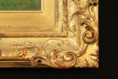 arte del siglo XX, 1900, 900, Tullio Giovenzani (1907-1975), aceite de pinturas, óleo sobre lienzo, obras giovenzani, paisajes, ríos, #arte, #novecento, #dimanoinmano