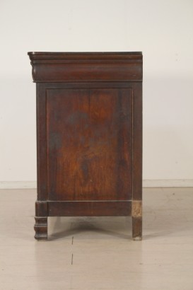 Charles X Gustav Dresser, walnut, solid wood, 800, 1800, made in italy, #antiquariato, #cassettoni, #comò, #dimanoinman