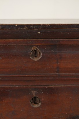 Charles X Gustav Dresser, walnut, solid wood, 800, 1800, made in italy, #antiquariato, #cassettoni, #comò, #dimanoinman