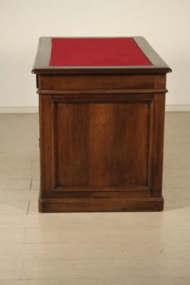 Desk, walnut, solid wood, 800, made in italy, #antiquariato, #scrivanie, #scrittoi, #dimanoinmano