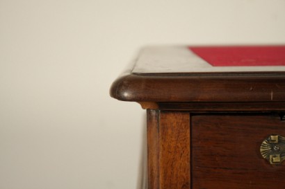 Desk, walnut, solid wood, 800, made in italy, #antiquariato, #scrivanie, #scrittoi, #dimanoinmano