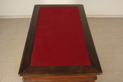 Desk, walnut, solid wood, 800, made in italy, #antiquariato, #scrivanie, #scrittoi, #dimanoinmano