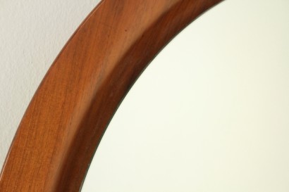 #dimanoinmano, #modernariato, #complementi, modernism, accessories, mirror, 50-60 years, teak, made in italy, Italian production