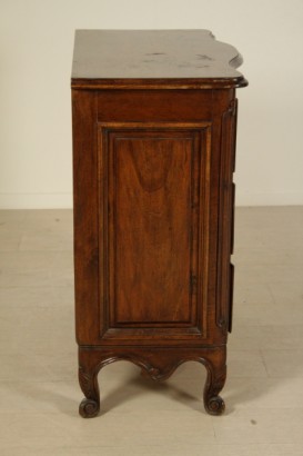 Dresser, walnut, solid wood, Provençal, 900, made in italy, #bottega, #mobiliinstile, #dimanoinmano