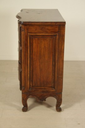 Dresser, walnut, solid wood, Provençal, 900, made in italy, #bottega, #mobiliinstile, #dimanoinmano